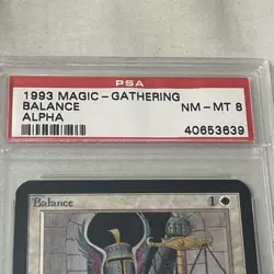 MTG Balance Alpha PSA 8 Magic The Gathering Limited Pop 8 - Image 5