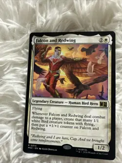 Falcon and Redwing R MTG Commander: Marvel Super Heroes M/NM, English - Image 1