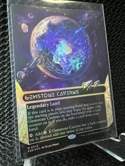 Gemstone Caverns - Borderless FOIL - Edge of Eternities: Stellar Sights - MTG - Image 3