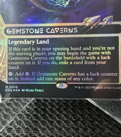 Gemstone Caverns - Borderless FOIL - Edge of Eternities: Stellar Sights - MTG - Image 4