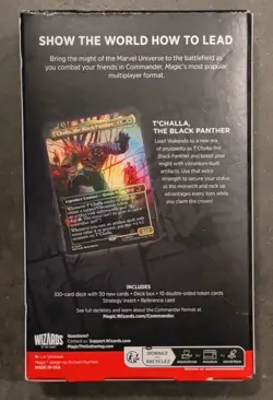 Magic The Gathering: Marvel Super Heroes Wakanda Forever Commander Deck - Image 2