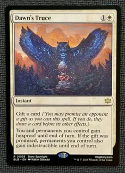 Dawn's Truce Bloomburrow Regular NM R 0009 Mtg - Image 1
