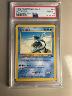 Pokemon Cards: Wizards Black Star Promo: Articuno 48 PSA 10 - Image 1