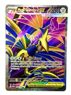 Mega Skarmory ex 106/088 Ultra Rare Perfect Order Pokemon Holo Near Mint - Image 1