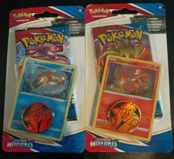 Pokemon TCG Battle Styles Blister Packs Charmander + Arrokuda Holo Sealed - Image 2