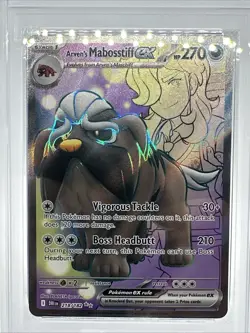 2025 POKEMON DRI EN-DESTINED RIVALS #218 ARVEN'S MABOSSTIFF EX ULTRA RARE PSA 10 - Image 4