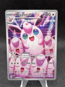 2025 Pokemon Phantasmal Flames Wigglytuff Illustration Rare #105/094 - Image 1