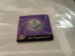Magnemite Magneton Artbox Pokemon Action Flipz Series 1 #34 1999 - Image 1