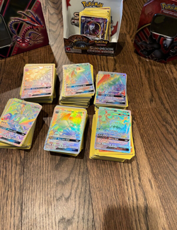 By Pokemon Tin Lot, Includes Sun&Moon, Ex, Gx, V and More. Guaranteed Ex, Gx. - Image 1