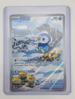 Pokemon Piplup Me02: Phantasmal Flames Holo 098/094 70 HP English NM - Image 1
