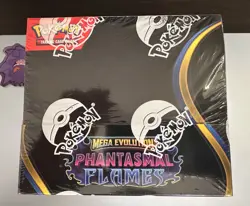 Pokemon Mega Evolution Phantasmal Flames BOOSTER BOX Factory Sealed No Tears - Image 1