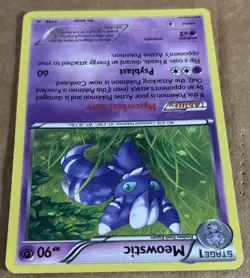 Pokemon TCG Meowstic XY48 Black Star Promo Holo - Image 4