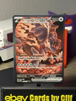 NM+ Bloodmoon Ursaluna ex 168/131 SIR Full Art Holo, SV: Prismatic -Pokemon TCG - Image 1