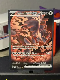 NM+ Bloodmoon Ursaluna ex 168/131 SIR Full Art Holo, SV: Prismatic -Pokemon TCG - Image 2