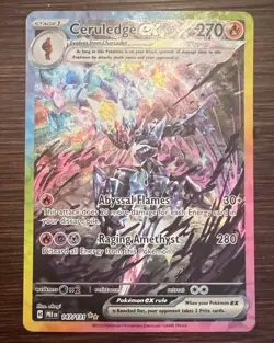 Pokemon TCG Prismatic Evolutions Ceruledge EX 147/131 Special Illustration Rare - Image 1