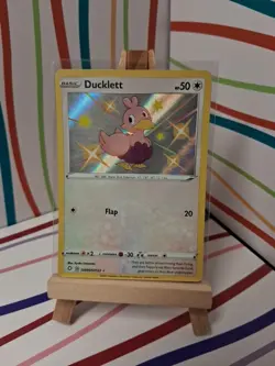 POKEMON TCG DUCKLETT SV095/SV122 SWSH SHINING FATES SHINEY RARE!! - Image 1