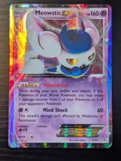 Pokemon TCG - Meowstic EX 37/83 - Generations Holo NM - Image 1