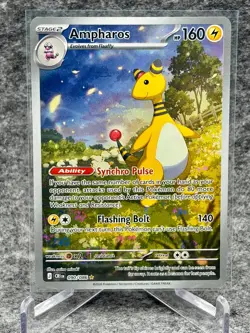 Ampharos 090/086 Holo Illustration Rare Chaos Rising Pokemon Mint - Image 1