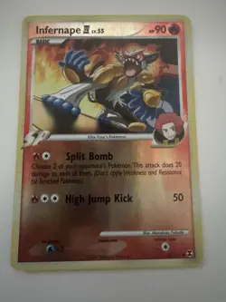 Pokemon TCG - Infernape 43/111 SP Platinum Rising Rivals Reverse Holo LP - Image 3
