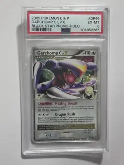 Pokemon 2009 Garchomp C Lv.X DP46 Black Star Promo Holo PSA 6 - Image 1