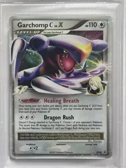 Pokemon 2009 Garchomp C Lv.X DP46 Black Star Promo Holo PSA 6 - Image 2