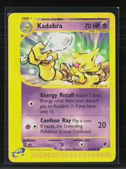 Pokemon 2002 Expedition Base Set Kadabra #84/165 - Image 1