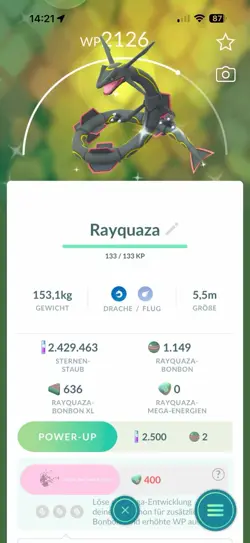 !!!Pokemon GO ✨Shiny Rayquaza - Image 1