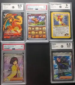 Pokemon Graded Slab Lot Of 5 PSA CAG Charizard Tepig Erikas's Invitation Geeta - Image 1