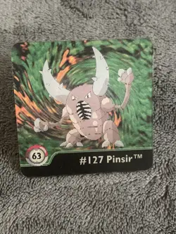 1999 Artbox Pokemon Action Flipz Series One | 63 Pinsir #127 Linacular - Image 2