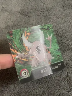 1999 Artbox Pokemon Action Flipz Series One | 63 Pinsir #127 Linacular - Image 4