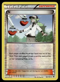 N 92/101 Uncommon Noble Victories Pokemon Reverse Holo Near Mint - Image 1