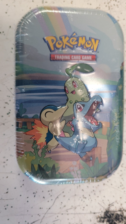 Pokemon TCG Celebrations Mini Tin JOHTO 2021 SEALED Chikorita Cyndaquil Totodile - Image 1