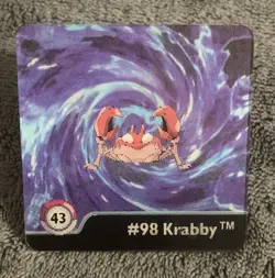 Artbox Pokemon Action Flipz Series One | 43 Krabby #98 and Kingler #99 - Image 2