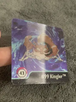 Artbox Pokemon Action Flipz Series One | 43 Krabby #98 and Kingler #99 - Image 3