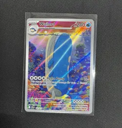 Pokemon TCG Wailord 162/159 SV09 Journey Together IR Full Art Holo English 2025 - Image 1