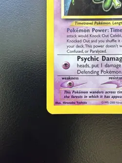 Celebi 3/64 Neo Revelation Holo Rare Unlimited Edition English 2001 - Image 5
