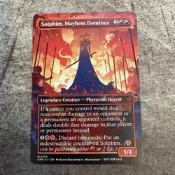 Solphim, Mayhem Dominus - Custom Art MTG Magic The Gathering Playtest Card - Image 1