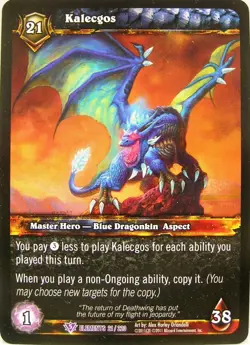 World of Warcraft TCG - War of the Elements Epic/Rare Karte aussuchen - WoW - Image 2