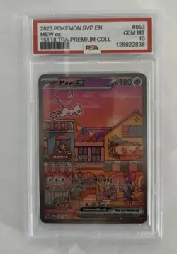2023 Pokemon SVP Promo 151 Ultra-Premium Collection #053 Mew Ex PSA 10 - Image 1