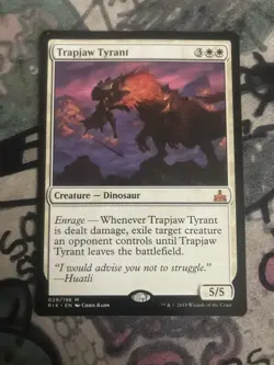 MTG Trapjaw Tyrant Rivals of Ixalan (029/196) Regular Mythic Magic The Gathering - Image 1