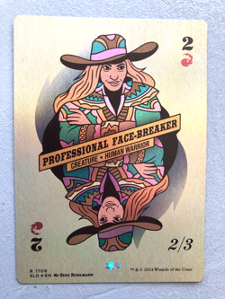 Mtg Magic Secret Lair Professional Face-Breaker FOIL NM Card - Image 1