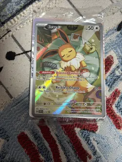 Pokemon Prismatic Evolutions Eevee Promo Card Sealed SVP 173 (SEALED) MINT RARE! - Image 1