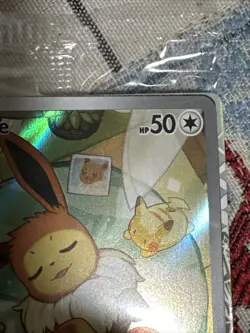 Pokemon Prismatic Evolutions Eevee Promo Card Sealed SVP 173 (SEALED) MINT RARE! - Image 5