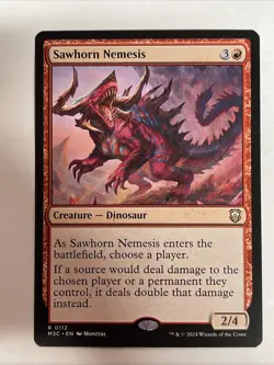 Sawhorn Nemesis Commander: Modern Horizons 3 #112 Rare - Image 1