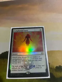MTG - Enlightened Tutor - Judge Promo Foil NM - Image 1