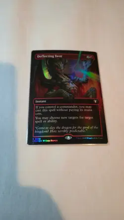 Mtg - Magic The Gathering - Deflecting Swat - Borderless Frame Break Foil - Image 1