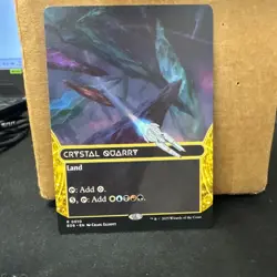 Crystal Quarry R 10 Borderless Edge of Eternities MTG Near mint ships fast - Image 1