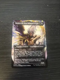 MTG - Sephiroth, Fabled SOLDIER (0317) (Borderless) M FINAL FANTASY 317 NM - Image 2