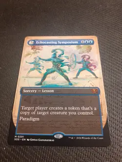 Echocasting Symposium, (Borderless), Secrets of Strixhaven, Regular, Pack Fresh - Image 1