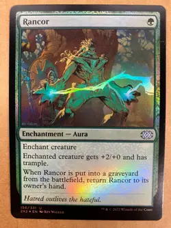 MTG 1x FOIL Rancor # 156 Double Masters 2022 Magic the Gathering Card x1 NM - Image 1